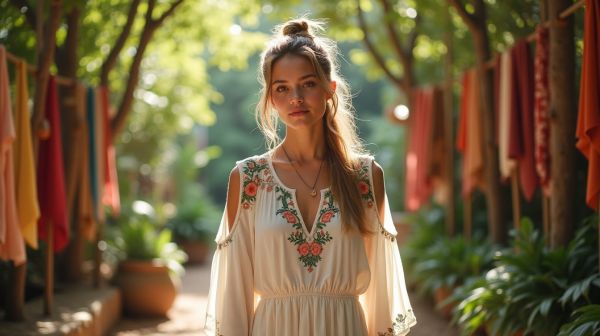 ¿Buscas un vestido hippie chic y elegante que destaque tu estilo?
