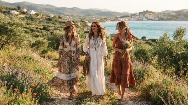 Descubre los vestidos hippie chic más elegantes para tu closet
