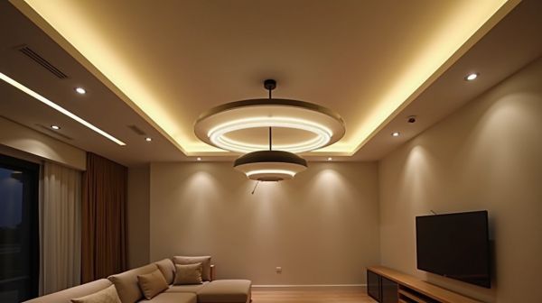 Iluminación funcional y decorativa con plafones de techo